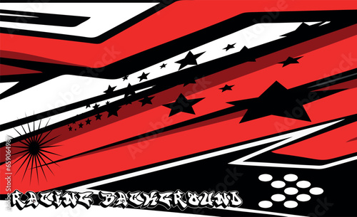 Graphic abstract stripe racing background