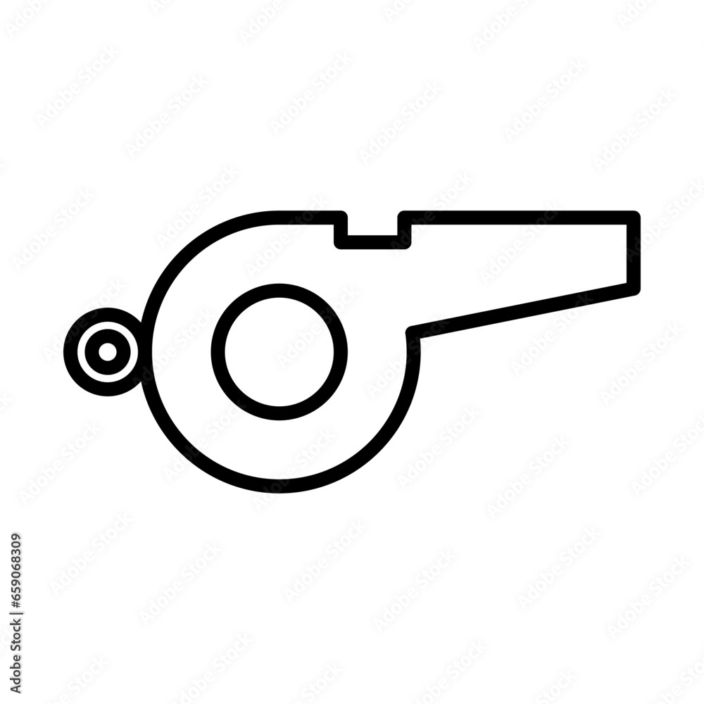 Whistle icon design Whistle icon design