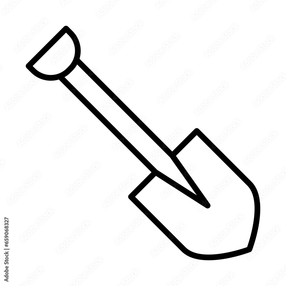 Shovel icon design Shovel icon design