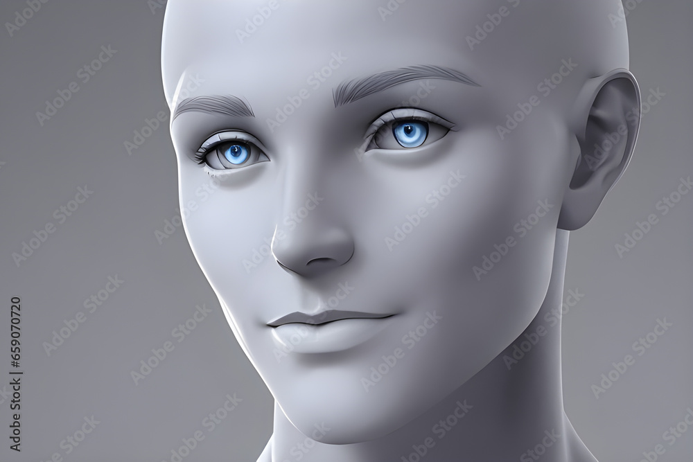 portrait of a robot portrait of a robot