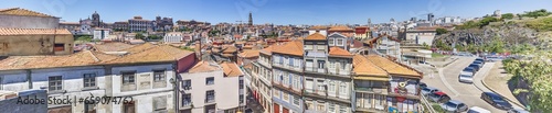 Panoramic view of the city of Porto taken from the cathedral during the day