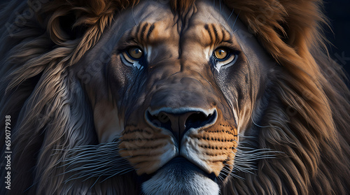 beautiful and realistic image of a Lion _02