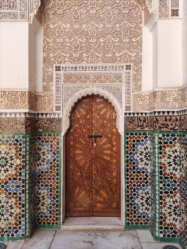door of the mosque photo