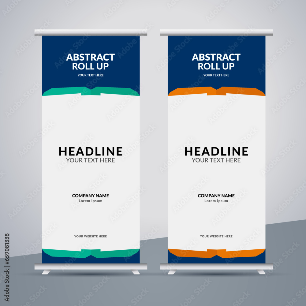 great abstract business stand banner design with modern shape. great abstract business stand banner design with modern shape.