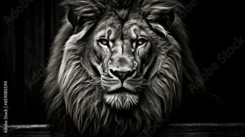 portrait of a lion © B & G Media