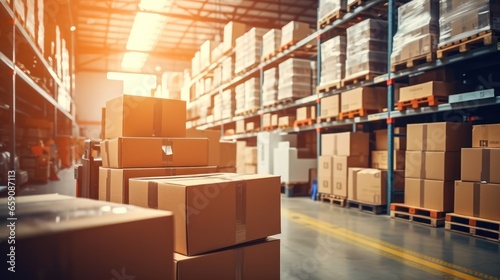 stock product inventory on shelf at distribution warehouse. logistic business ship and deliver, professional, stock, manage, movement, logistic, storage, delivering, shipping, supply, storehouse