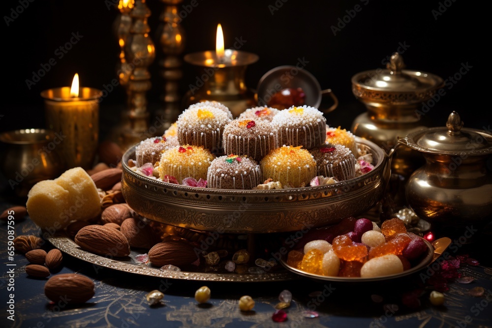 Diwali Sweets Extravaganza, Crafted with Generative AI