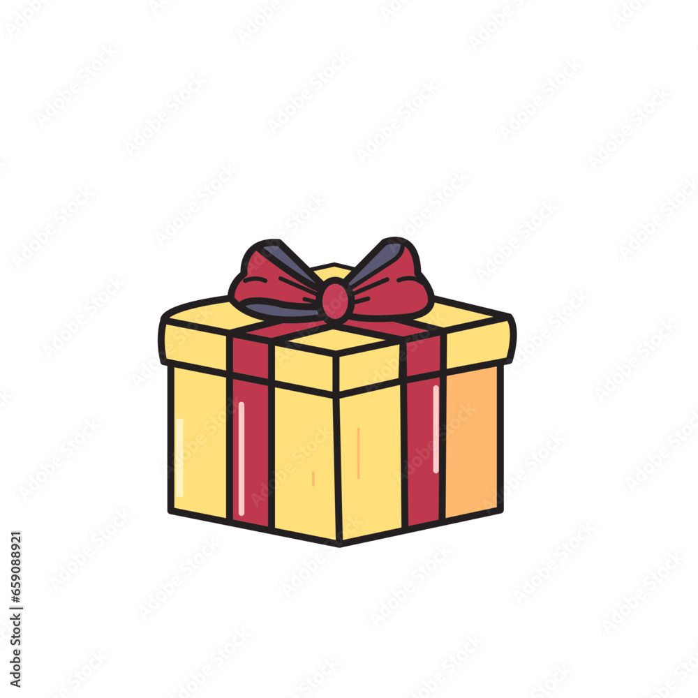 Obraz premium Vector Illustration of Gift Box