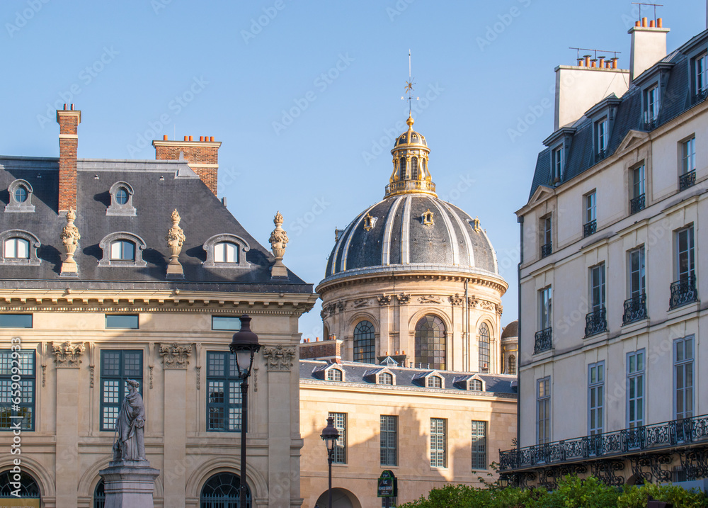 Le dôme de l'Académie française à Paris, France