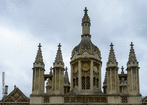 kings college portal in Cambridge, UK