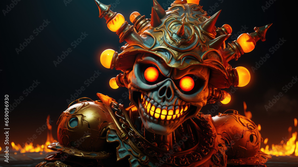 spooky Halloween monster Clown spooky Halloween monster Clown