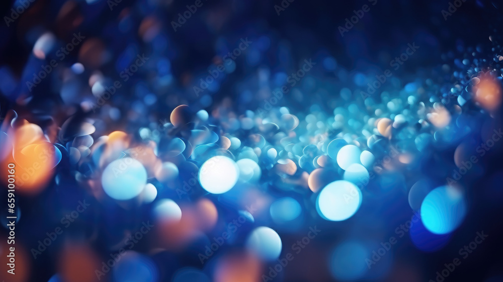 abstract blue sparkle