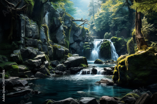 waterfall in the forest