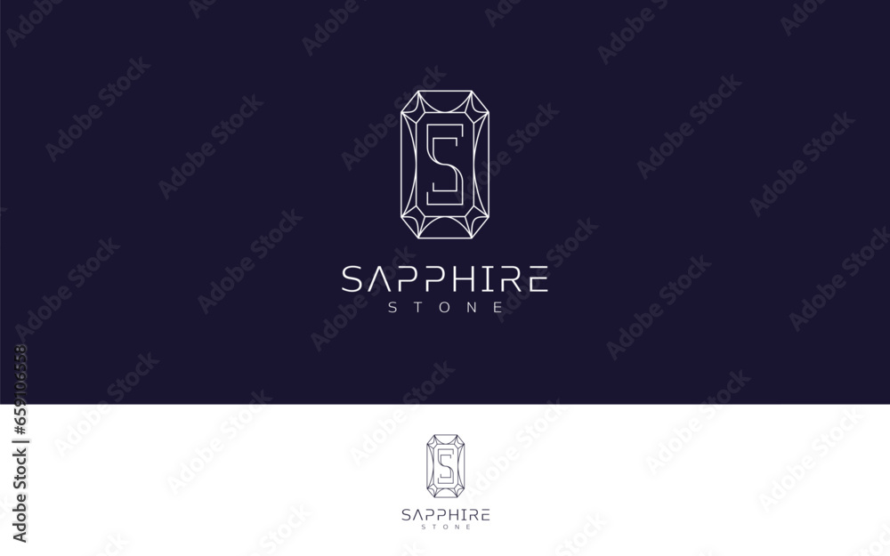sapphire luxury and simple logo vector sapphire luxury and simple logo vector