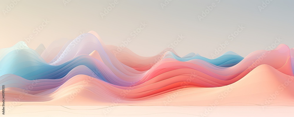 abstract background with glowing abstract waves, sound wave.
