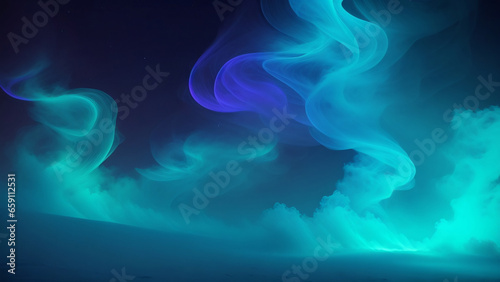 abstract blue smoke background