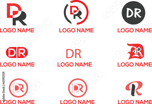 Logo design DR 9 Template 