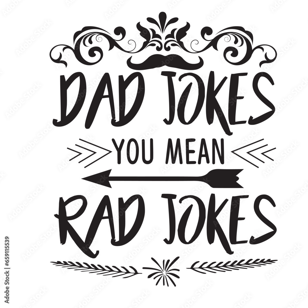 Fototapeta premium Father's Day tshirt design 