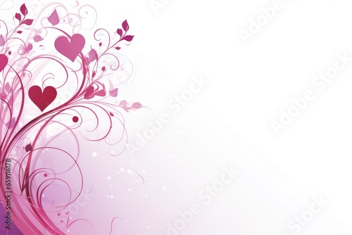 Romantic, love background, design for Valentine's day