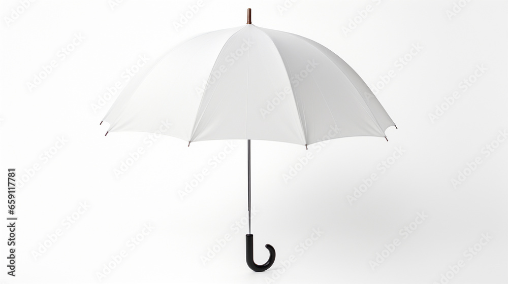 white open umbrella on white isolated background white open umbrella on white isolated background