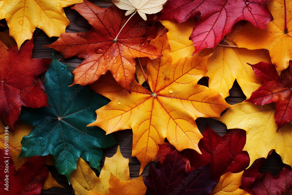 colorful autumn maple leave during fall season colorful autumn maple leave during fall season