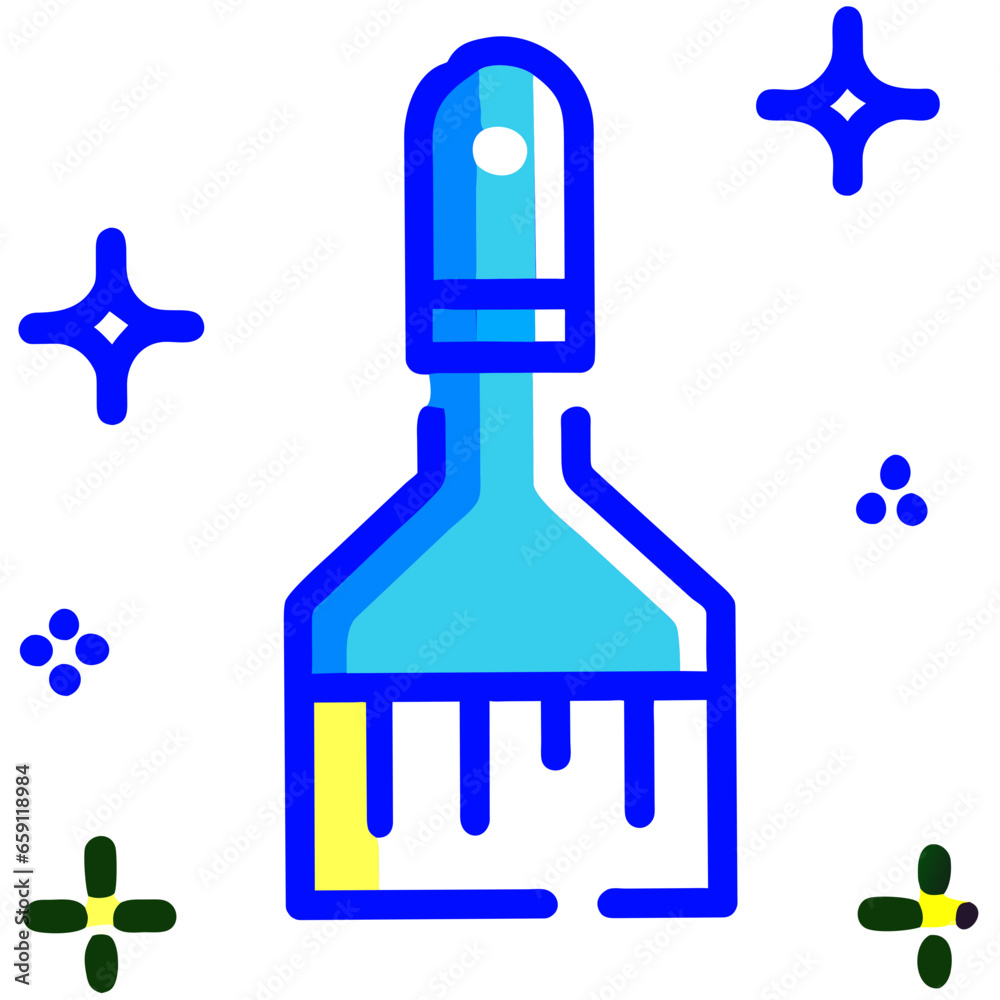 vector artistic paintbrush icon illustration svg vector artistic paintbrush icon illustration svg