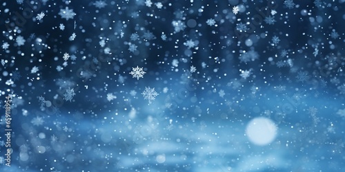 christmas snowy winter snowflakes falling background cinematic