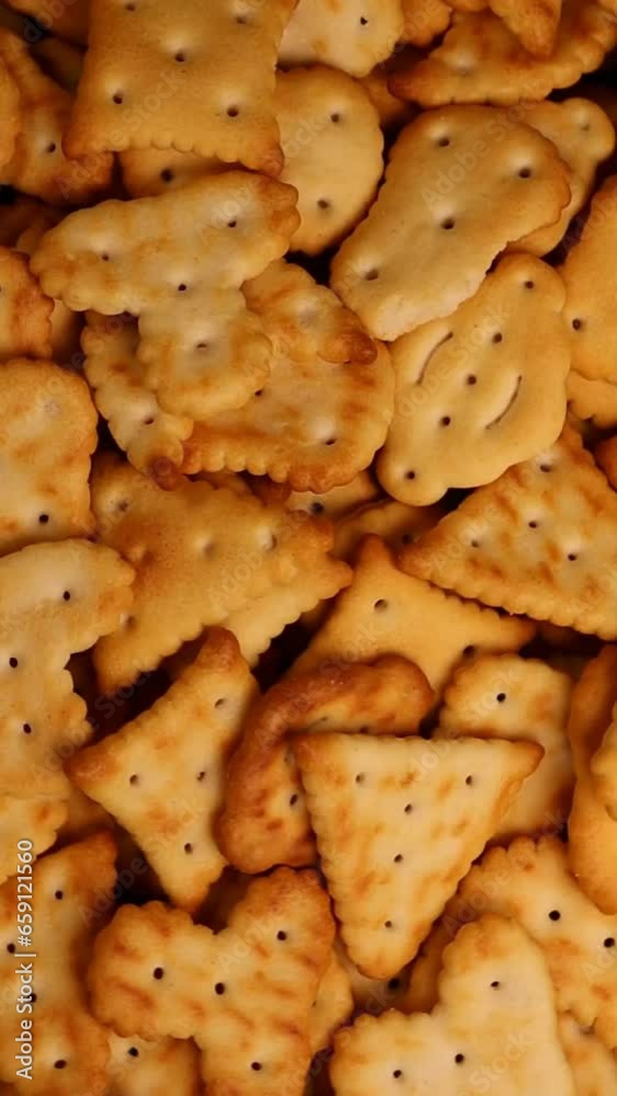 fresh crispy crackers cookies, looped rotation fresh crispy crackers cookies, looped rotation