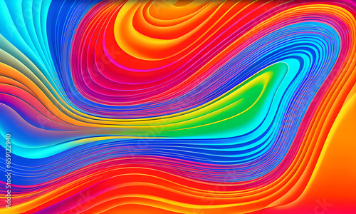 Abstract colorful neon background led artificial intelligence  bright colorful waves  modern futuristic texture  background canvas  generative AI