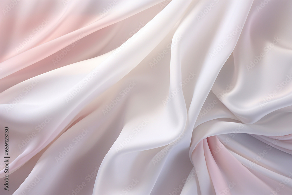 Obraz premium white silk background