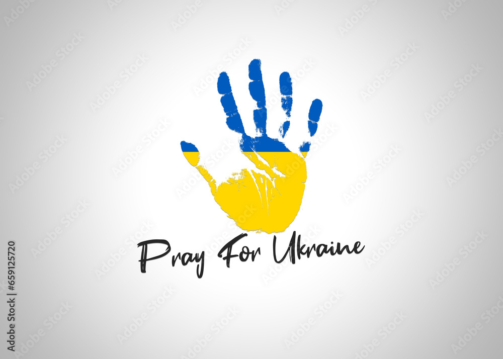 Obraz premium Ukraine support in war