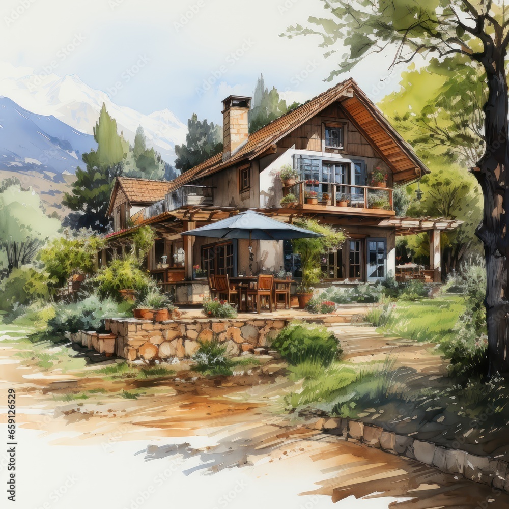watercolor_of_country_houserubbing