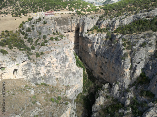 Hell Creek Canyon in Ardanuc, Artvin, Turkey. photo