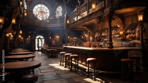 Medieval Beer bar.