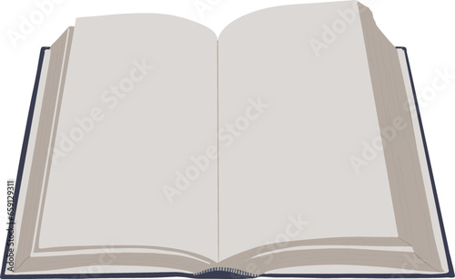 Blank Open Book