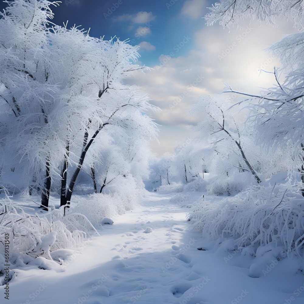 Beautiful winter landscape Beautiful winter landscape