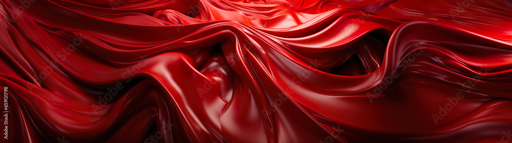 Background Made Of Soft Red Materials. Illustration On The Theme Of Backgrounds And Surfaces, Concepts And Textures. Generative AI Background Made Of Soft Red Materials. Illustration On The Theme Of Backgrounds And Surfaces, Concepts And Textures. Generative AI
