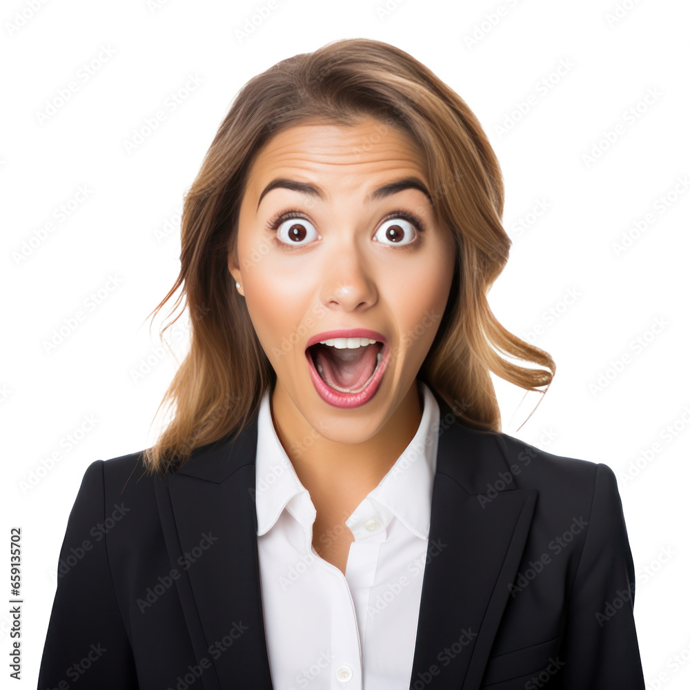 Excited and Surprised Young Manager Excited and Surprised Young Manager