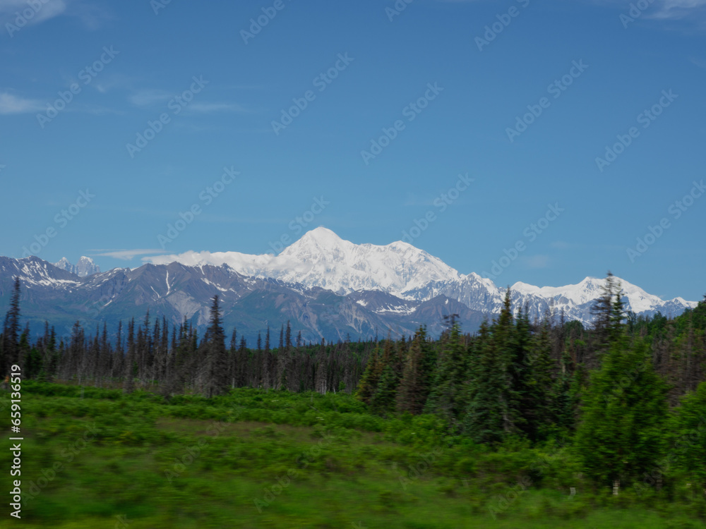 Views of Denali on a Clear Day