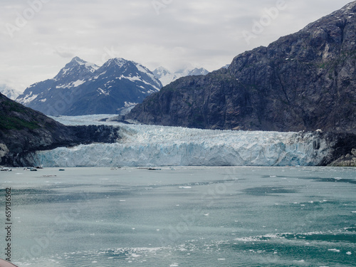 Landscape of Glacier in Glacier Bay