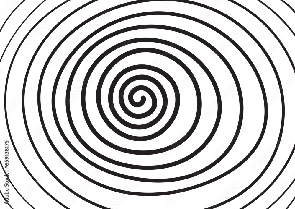 hand drawing spiral shape hand drawing spiral shape