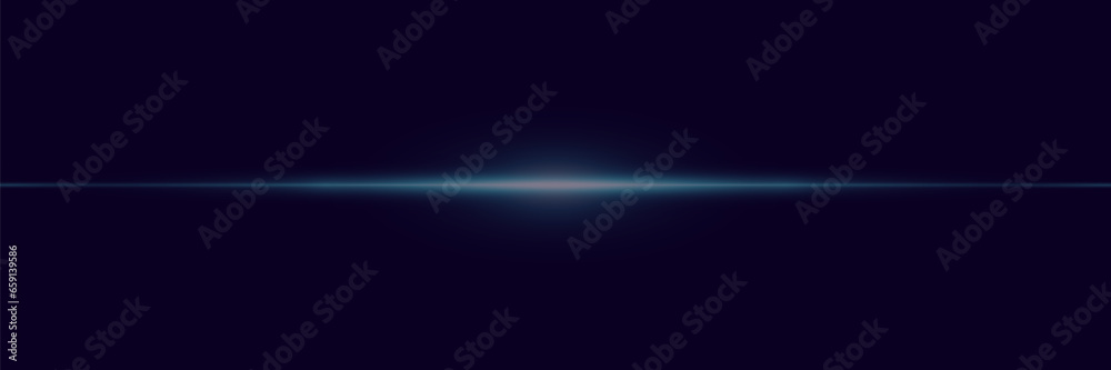 Abstract bright laser beam. Vector illustration. The effect of glare and a ray of light on a black background. Abstract bright laser beam. Vector illustration. The effect of glare and a ray of light on a black background.