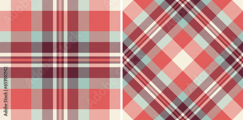 Pattern vector texture of plaid textile check with a background seamless tartan fabric.