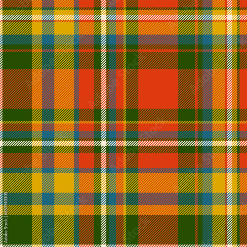 Background plaid pattern of fabric tartan check with a seamless texture vector textile.