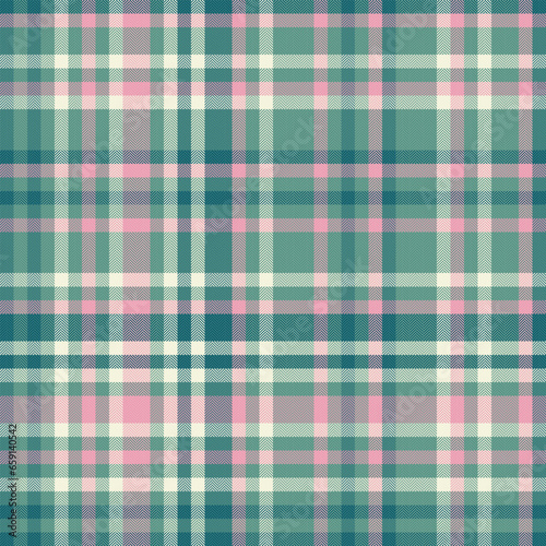 Check plaid seamless of texture vector fabric with a textile pattern tartan background.