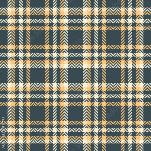 Fabric seamless background of textile check texture with a pattern tartan vector plaid.