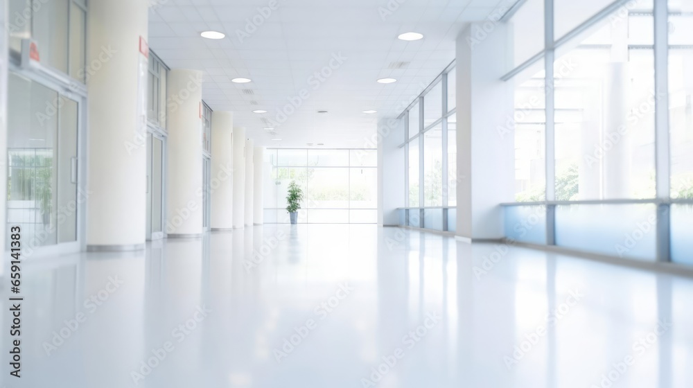blur image background of corridor in hospital or clinic image blur image background of corridor in hospital or clinic image