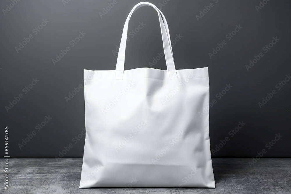 white paper bag on black background,ai generated white paper bag on black background,ai generated