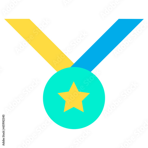 Flat Medal icon