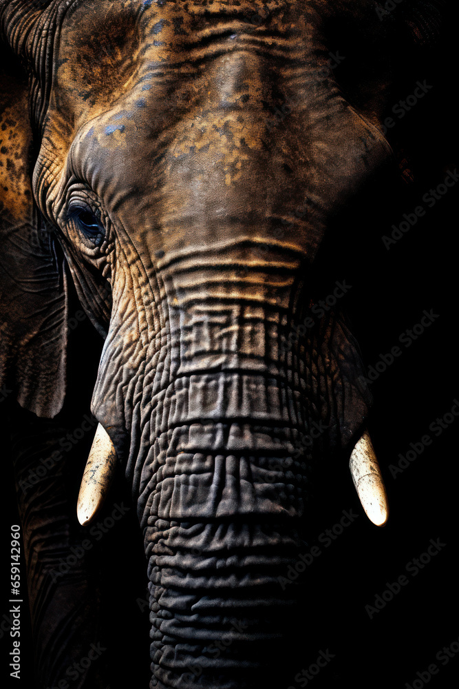 Majestic Elephant Portrait Majestic Elephant Portrait